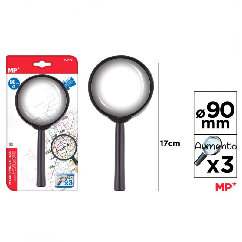 LUPA DE AUMENTO 90MM X3