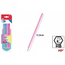 LAPICES HB COLORES PASTEL MP