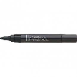 MARCADOR CD PUNTA FINA NEGRO