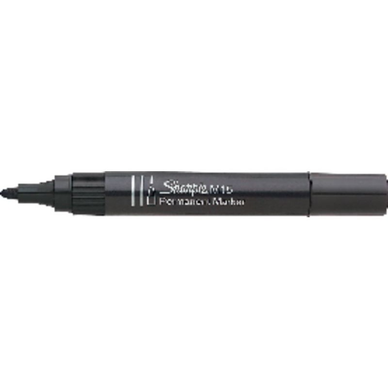 MARCADOR CD PUNTA FINA NEGRO