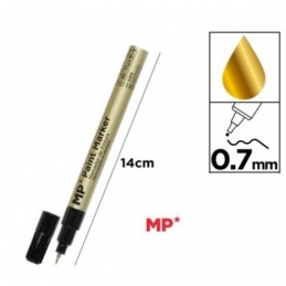 MARCADOR DE PINTURA FINA DORADO