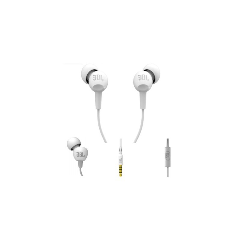 AURICULAR JBL HARMAN C100SI BLANCO CON MICROFONO