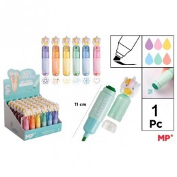 MARCADOR FLUORESCENTE FANTASY Y SELLO