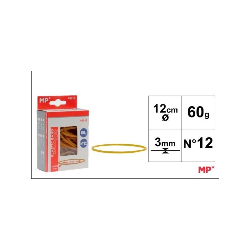 GOMAS ELASTICAS 60G 160x5MM