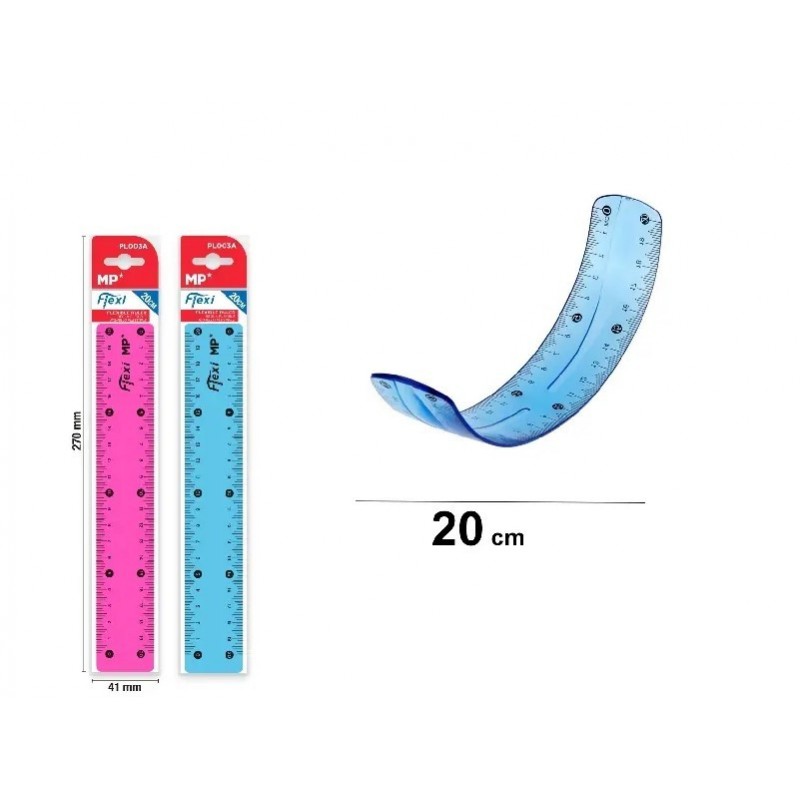 REGLA FLEXIBLE 20CM