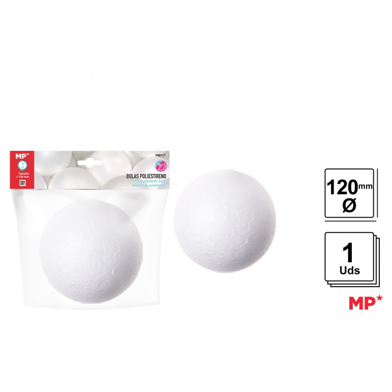 BOLA DE POLIESTIRENO 120MM
