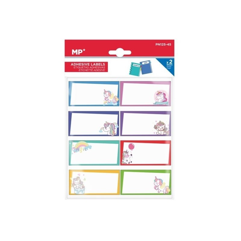 ETIQUETAS ADHESIVAS PERSONALIZABLES DECORADAS UNIC