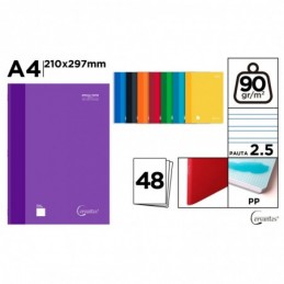 CUADERNO GRAPADO PP A4 P2.5 48H 90GR