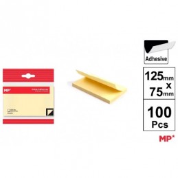 NOTAS ADHESIVAS 100x75mm 100 HOJAS MP AMARILLAS