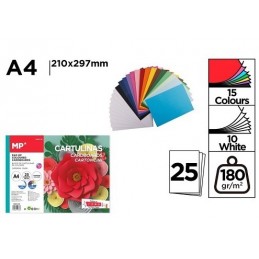 BLOC DE CARTULINA COLOR A4 25 HOJAS 180GR