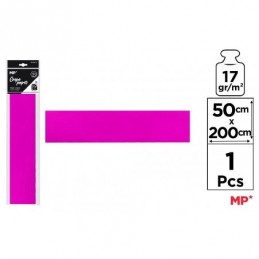 PAPEL CRESPON 50x200CM ROSA FUCSIA