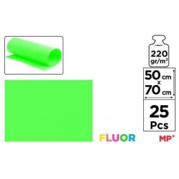 CARTULINA FLUORESCENTE VERDE 50x70CM