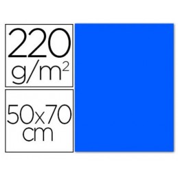 CARTULINA FLUORESCENTE AZUL 50x70CM