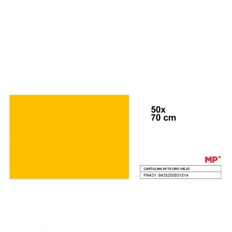 CARTULINA 50x70CM ORO VIEJO