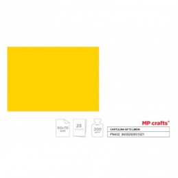 CARTULINA 50x70CM AMARILLO LIMON