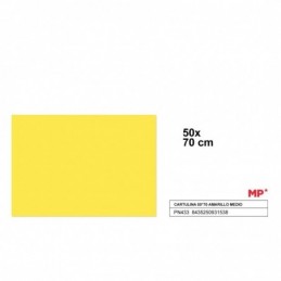 CARTULINA 50x70CM AMARILLO MEDIO