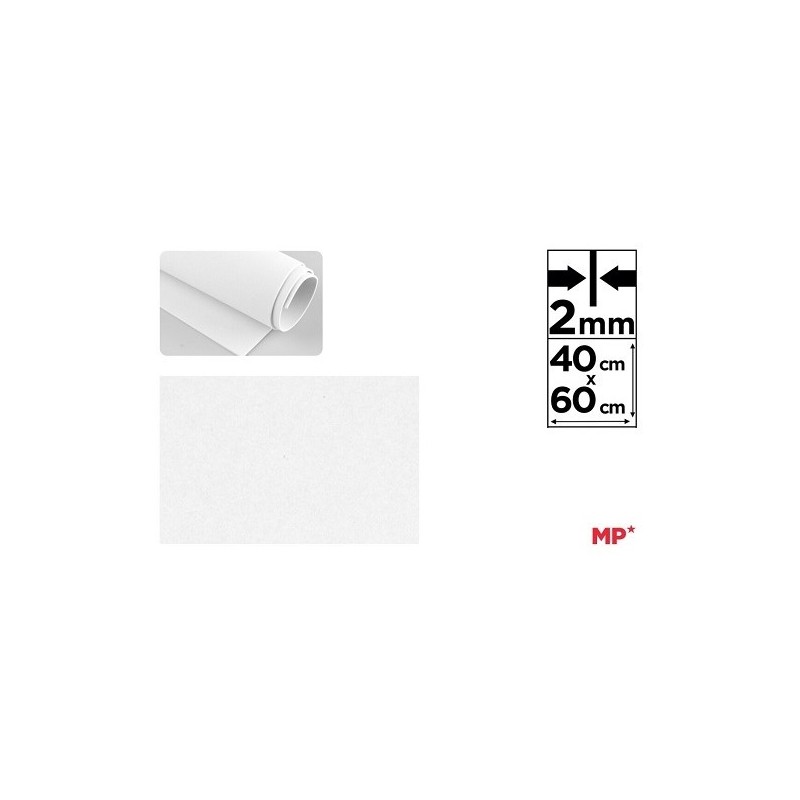 GOMA EVA 40x60 CM BLANCO