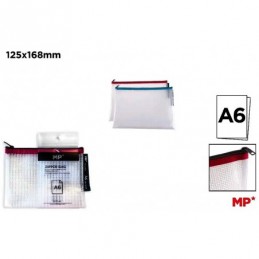 BOLSA TRANSPARENTE EVA CON CREMALLERA A6