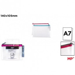 BOLSA TRANSPARENTE EVA CON CREMALLERA A7