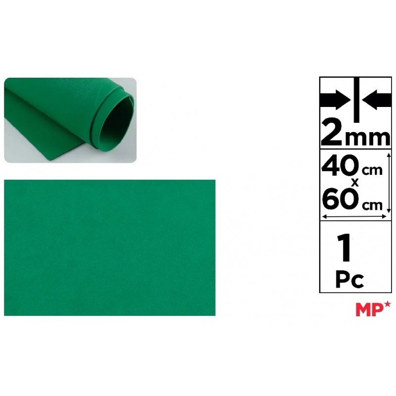 GOMA EVA 40x60CM VERDE