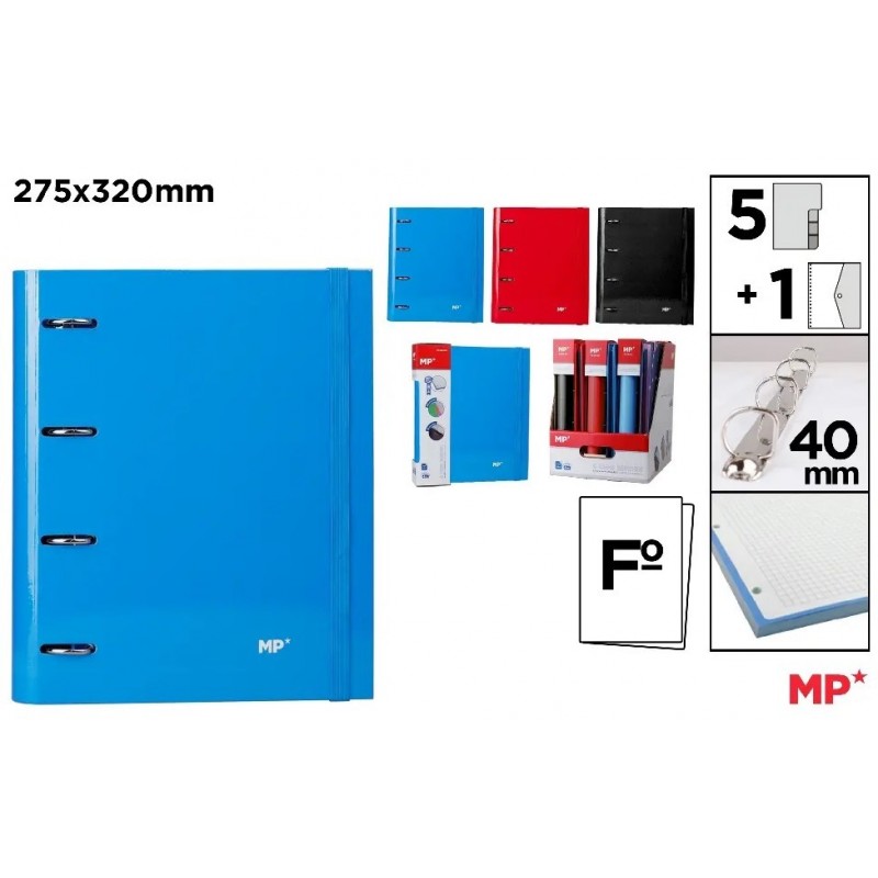 CARPEBLOCK 4 ANILLAS FOLIO CON RECAMBIO