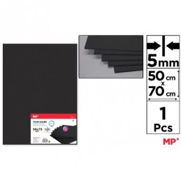 CARTON PLUMA 50x70 CM NEGRO 5mm