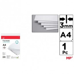 CARTON PLUMA A4 BLANCO 3MM