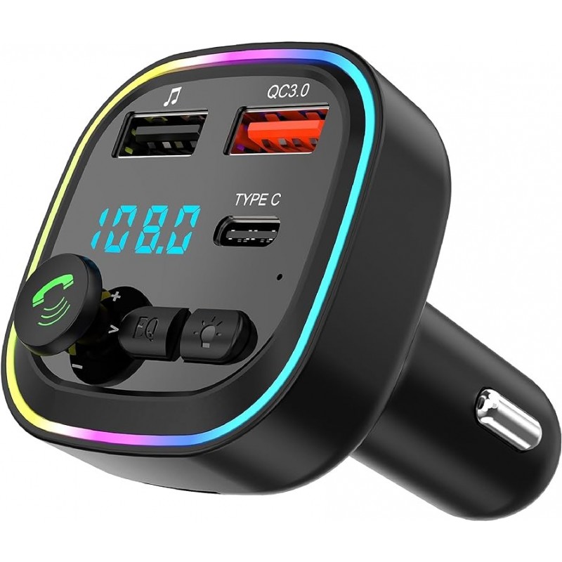 ADAPTADOR BLUETOOTH FM PARA COCHE MP3