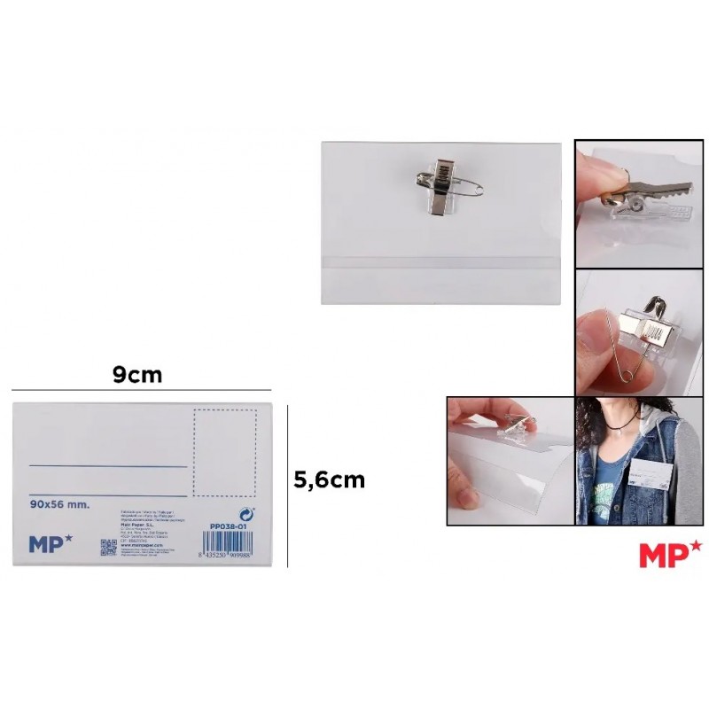 TARJETA IDENTIFICACION HORIZONTAL 90x56mm