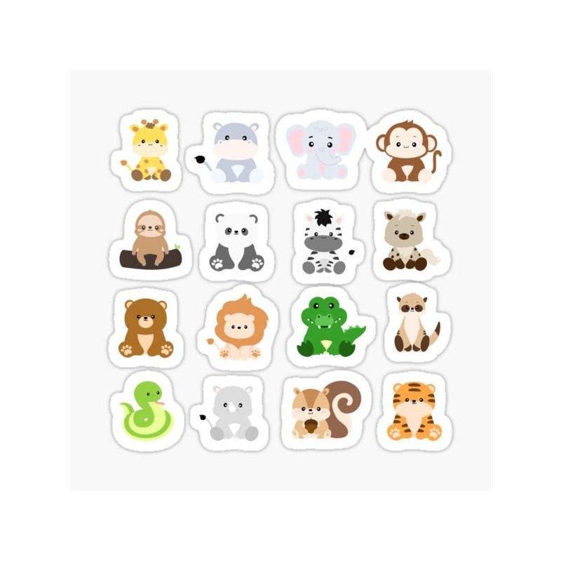 PEGATINAS STICKERS RELIEVE ANIMALES