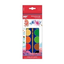 PINTURA ACUARELA 12 COLORES