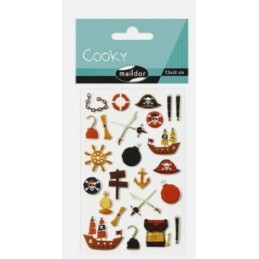 PEGATINAS STICKERS RELIEVE PIRATAS