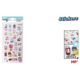 PEGATINAS STICKERS RELIEVE GATITOS