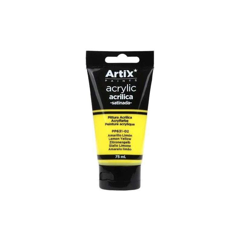 PINTURA ACRILICA AMARILLO LIMÓN 75ML