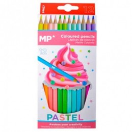 LAPICES DE COLORES PASTEL 12UDS