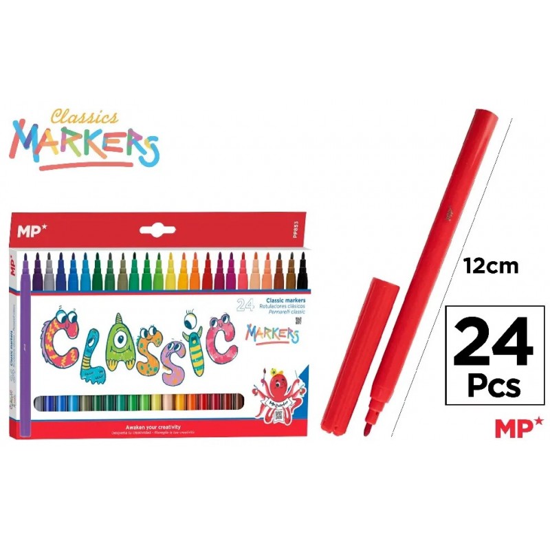 ROTULADORES CLASICOS 24UDS