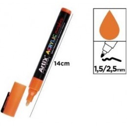 ROTULADOR ACRILICO NARANJA OSCURO