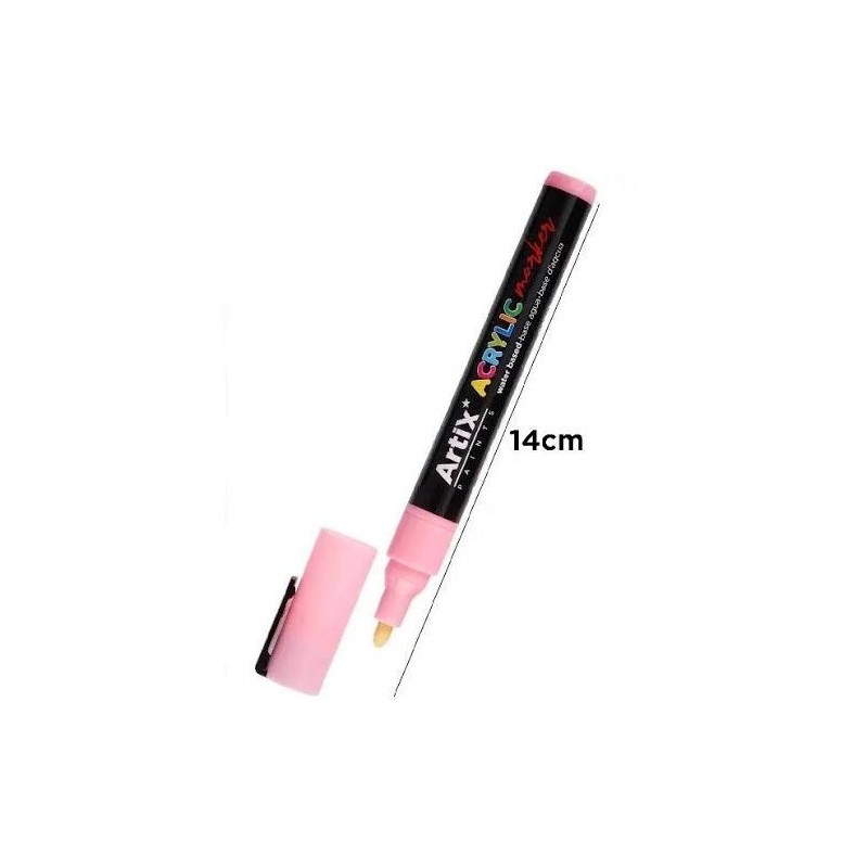 ROTULADOR ACRILICO ROSA CLARO