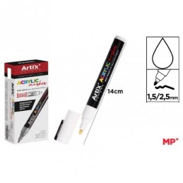 ROTULADOR ACRILICO BLANCO