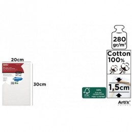 LIENZO 20x30x1.5CM 280G/M2