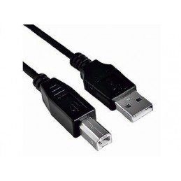 IGGUAL CABLE USB 2.0 TIPO A/M-B/M 3 MTS NEGRO