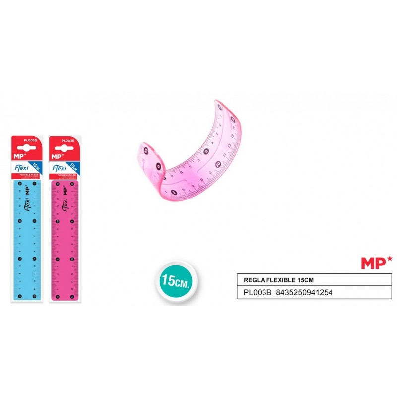 REGLA FLEXIBLE 15 CM