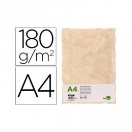 PAPEL PERGAMINO A4 180GR 50HOJAS CREMA