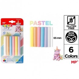 PLASTILINA 6 BARRITAS 70GR PASTEL 2