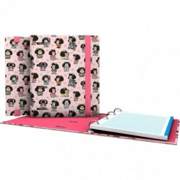CARPEBLOCK 4 ANILLAS 25MM A5 MAFALDA 23 UNICA