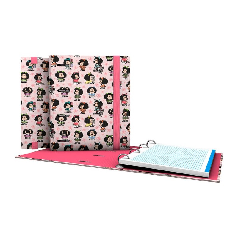 CARPEBLOCK 4 ANILLAS 25MM A5 MAFALDA 23 UNICA