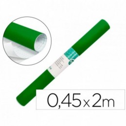 ROLLO ADHESIVO LIDERPAPEL ANTE VERDE 0.45x2MTS