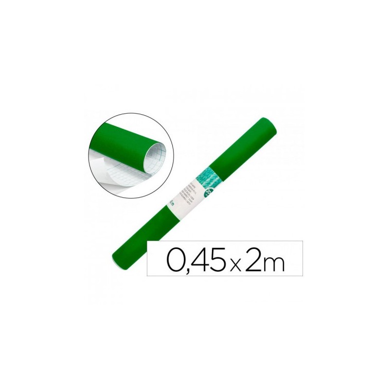 ROLLO ADHESIVO LIDERPAPEL ANTE VERDE 0.45x2MTS