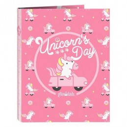 CARPETA 4 ANILLAS CARTON UNICORNIOS