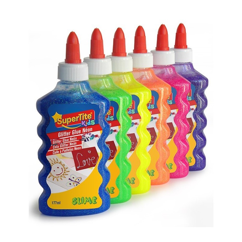 PEGAMENTO COLA GLITTER 4UD